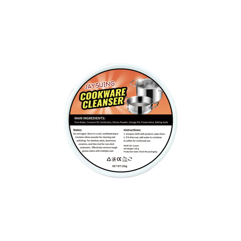 Stainless Steel Cookware Cleaner 200g for Rust Dirt and Stain Removal