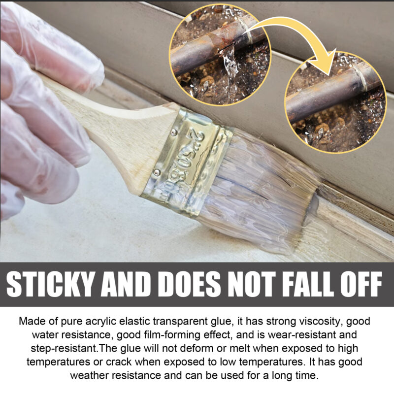 Transparent Waterproof Sealant for Leak Repair - Bathroom, Exterior Wall - Image 4