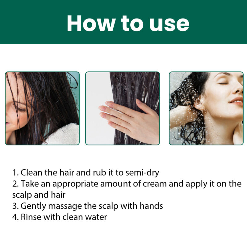 Ginger Nourish Strengthen Hair Cream - Anti-Frizz & Natural Care - Image 6