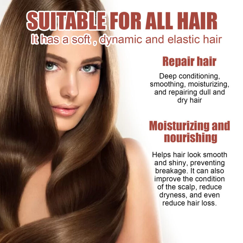 Hair Essential Oil for Dry, Restless Hair Care with Natural Supple Shine - Image 4