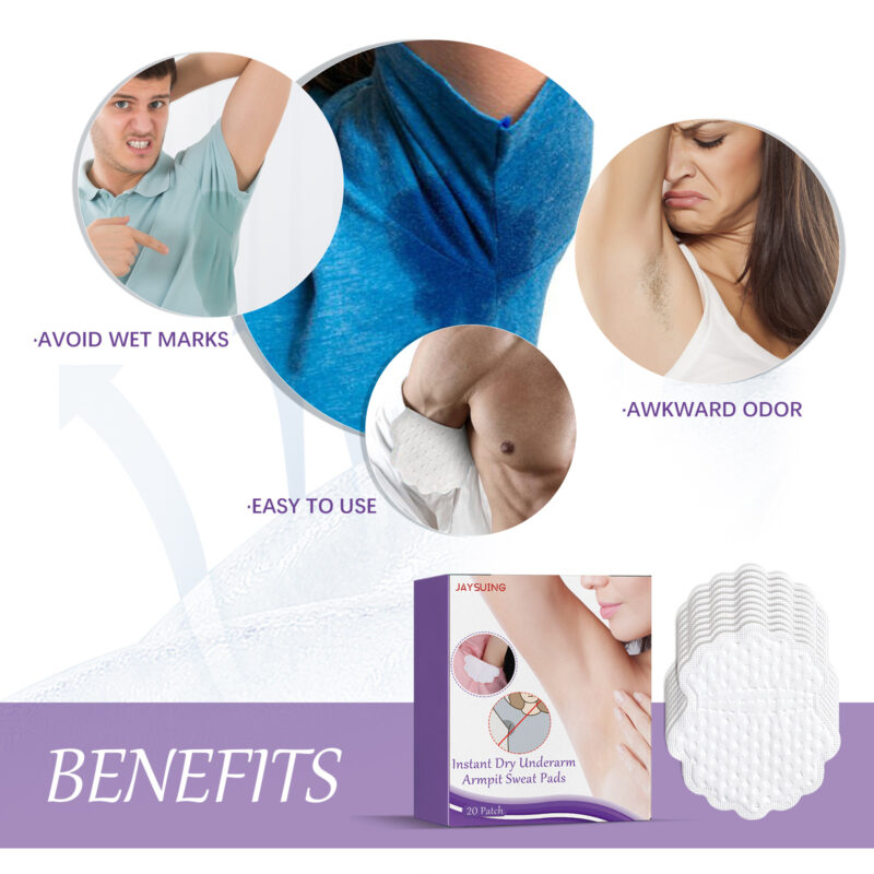 Armpit Sweat Pads: Invisible, Long-Lasting Absorption, Fresh Odor Control - Image 3