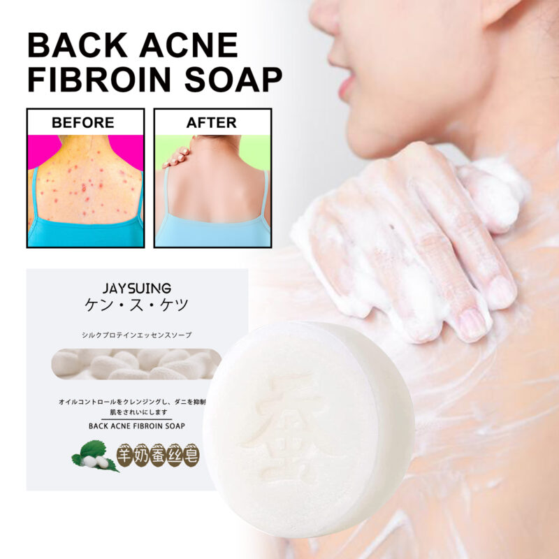 Back Silk Soap Gentle Body Cleanser for Acne Prone Skin