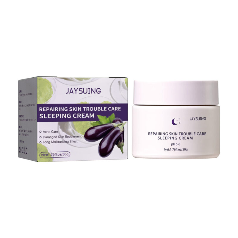 Hydrating Night Sleep Cream - Brightening & Skin Barrier Support - Image 2