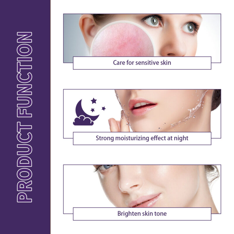 Hydrating Night Sleep Cream - Brightening & Skin Barrier Support - Image 4
