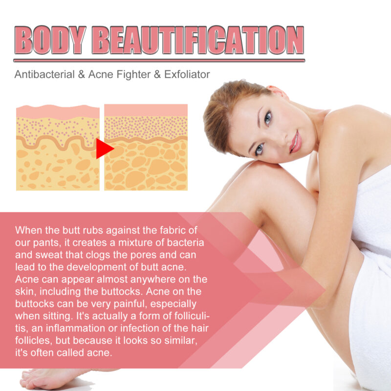 Exfoliating Body Soap - Gentle Cleansing for Smooth, Hydrated Skin - Image 4