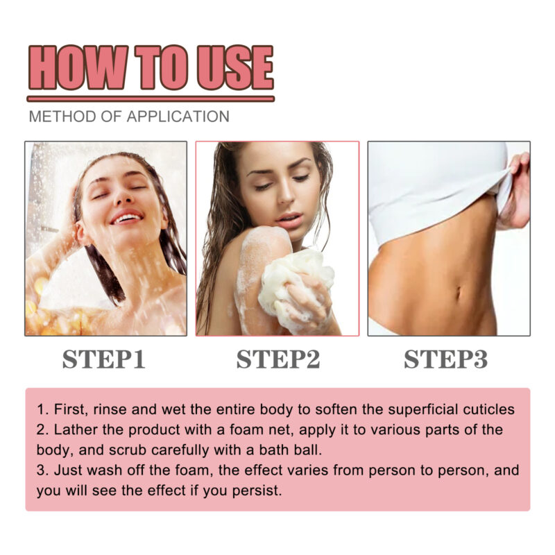 Exfoliating Body Soap - Gentle Cleansing for Smooth, Hydrated Skin - Image 6