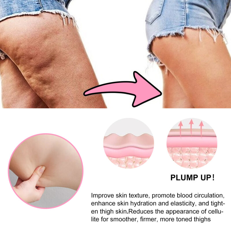 Leg Firming Patch with Natural Ingredients for Skin Elasticity & Contouring - Image 4