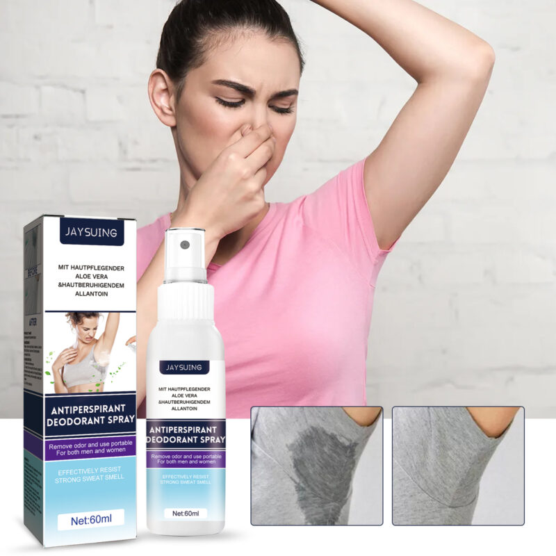 Fresh Portable Antiperspirant Deodorant Spray for Odor Control - Image 2