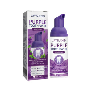 Purple Whitening Toothpaste Gentle Daily Care for Clean Teeth and Fresh Breath