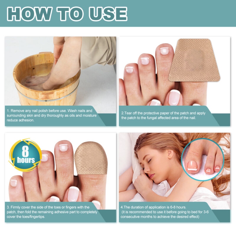 Nail Care Patches for Hands & Feet - Strengthening, Thickening, Brightening Treatment - Image 6