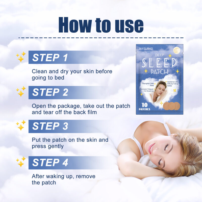 Natural Sleep Aid Patches with Lavender, Valerian & Hops for Relaxation - Image 6