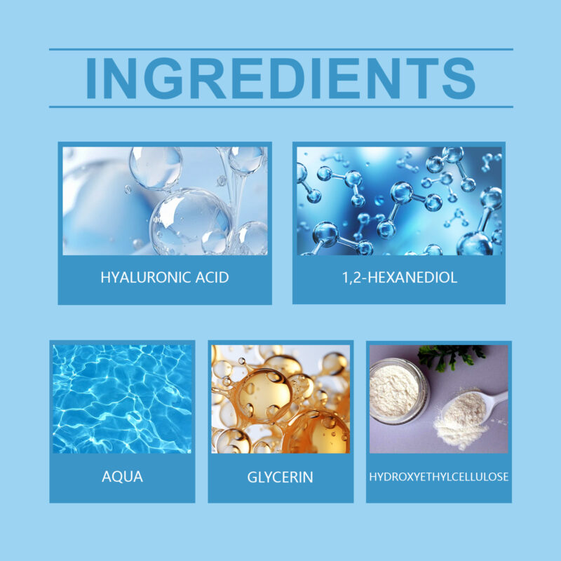 Hyaluronic Acid Serum Hydrating Facial Serum for Smooth Skin & Pore Care - Image 5