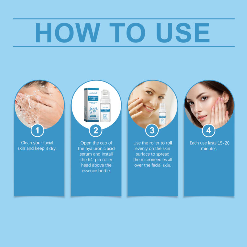 Hyaluronic Acid Serum Hydrating Facial Serum for Smooth Skin & Pore Care - Image 6