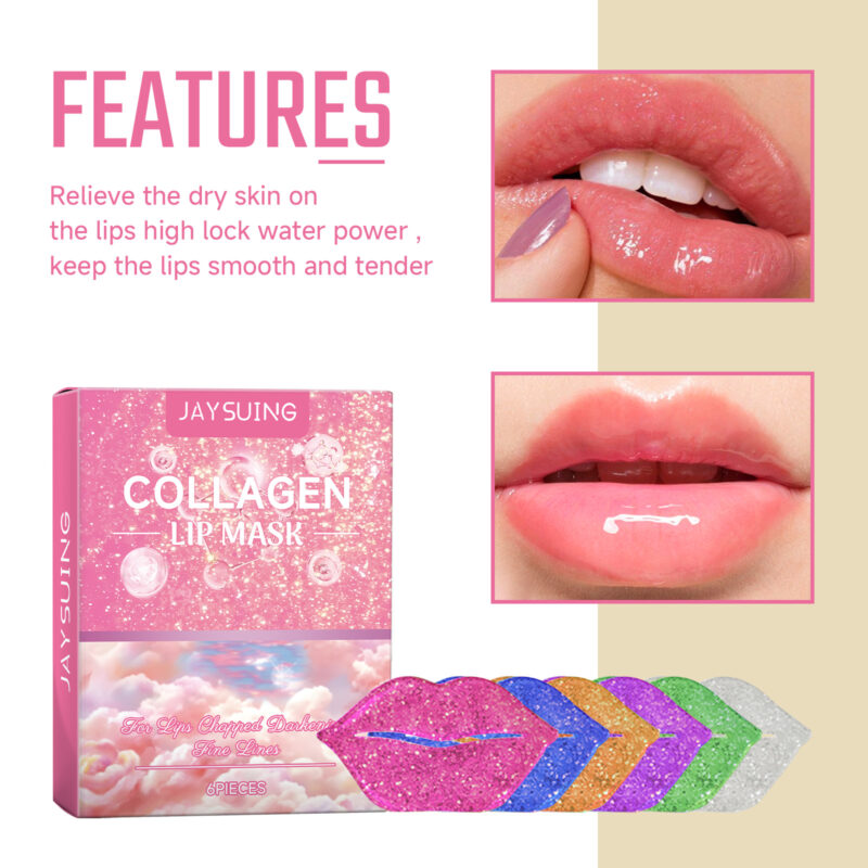 Collagen Lip Mask: Hydrate, Moisturize, Smooth Lips (Non-Greasy) - Image 4