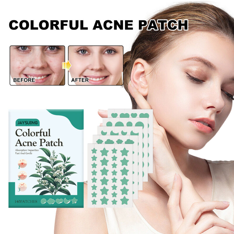 Green Acne Patches - Irregular-Shaped for Daily Pimple Care - Image 2
