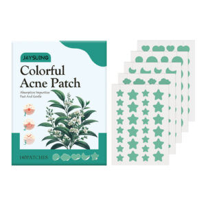 Irregular-Shaped Green Acne Patches for Daily Pimple Care