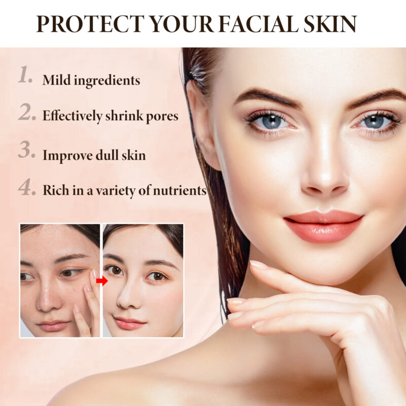 Strawberry BHA Pore Smoothing Serum - Brightening Hydration & Natural Essence - Image 4