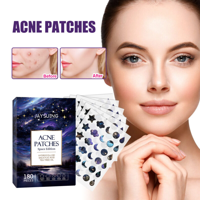 Acne Patches with Salicylic Acid & Tea Tree Oil - Waterproof, Breathable Skin Care - Image 2
