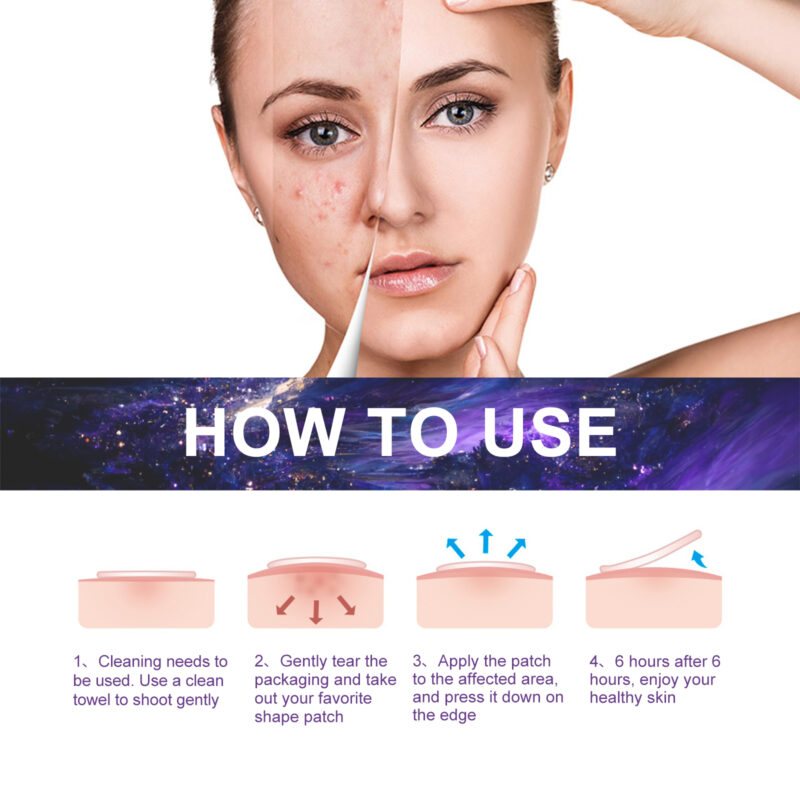 Acne Patches with Salicylic Acid & Tea Tree Oil - Waterproof, Breathable Skin Care - Image 6