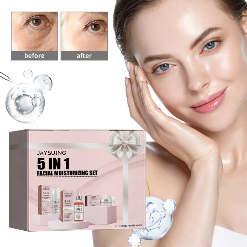 5-in-1 Facial Moisturizer Set | Hydrating & Brightening Daily Skincare - Image 2