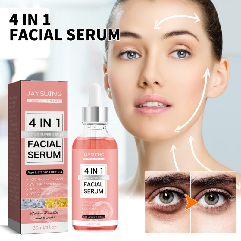 4-in-1 Face Serum: Moisturizing Hydrating Firming for Fine Lines - Image 2