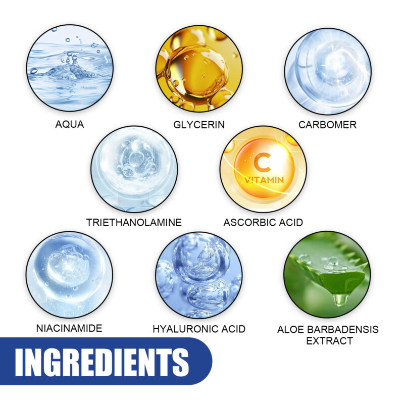 Facial Serum: Brighten Skin, Hydrate, Moisturize, Improve Tone - Image 5