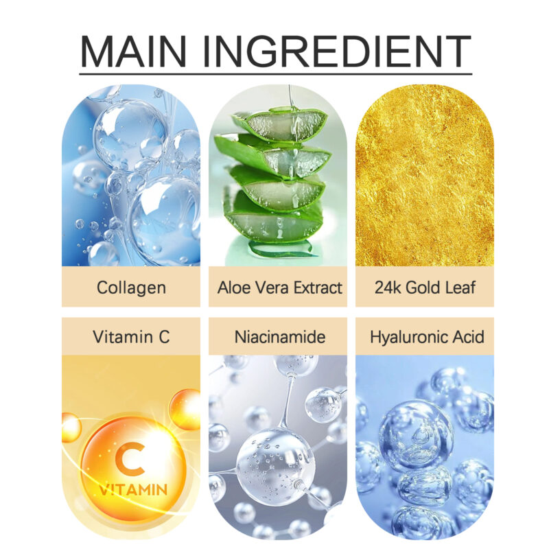 24k Gold Eye Mask - Hydrating Under-Eye Care to Reduce Fine Lines & Dark Circles - Image 5