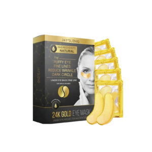 24k Gold Eye Mask for Hydrating Under-Eye Care to Reduce Fine Lines and Dark Circles