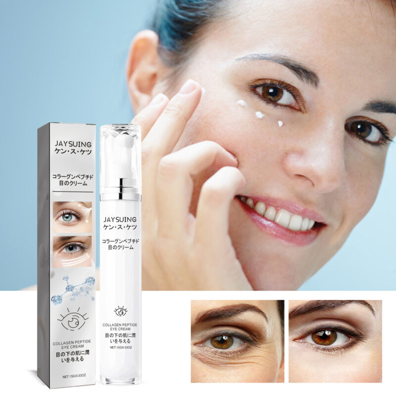 Collagen Peptide Eye Cream - Hydrating Formula for Fine Lines & Dark Circles - Image 2