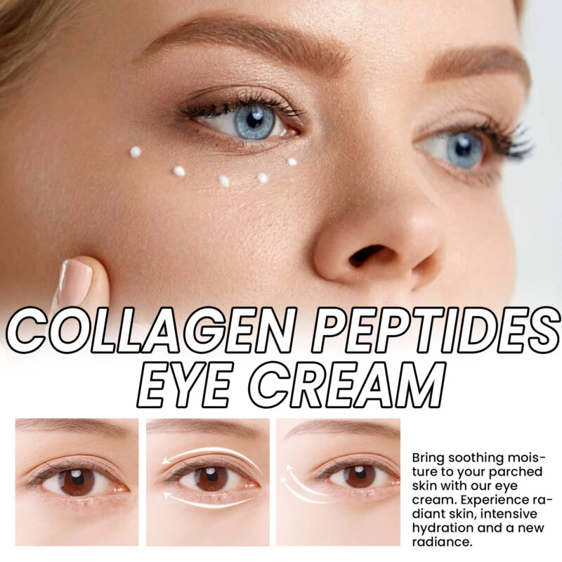 Collagen Peptide Eye Cream - Hydrating Formula for Fine Lines & Dark Circles - Image 4