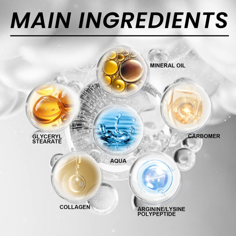 Collagen Peptide Eye Cream - Hydrating Formula for Fine Lines & Dark Circles - Image 5