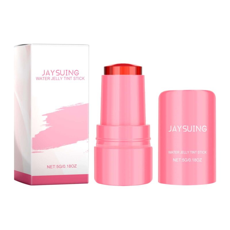 Jelly Blush Lip & Cheek Gloss Stick - Watercolor Tint Effect - Image 3