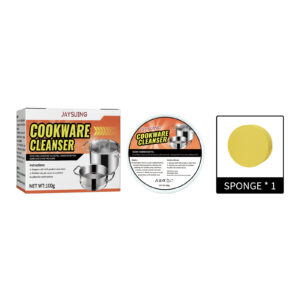 Jaysuing Cookware Cleaning Kit | Stainless Steel Rust & Water Stain Remover | Natural Kitchen Cleaner