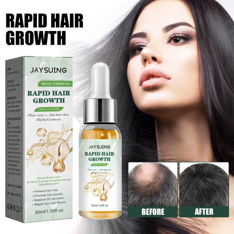 Plant-Based Hair Thickening Serum for Scalp Nourishment & Healthy Hair - Image 2