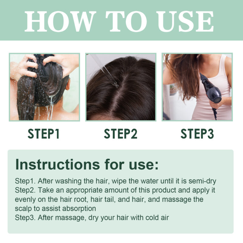 Plant-Based Hair Thickening Serum for Scalp Nourishment & Healthy Hair - Image 6