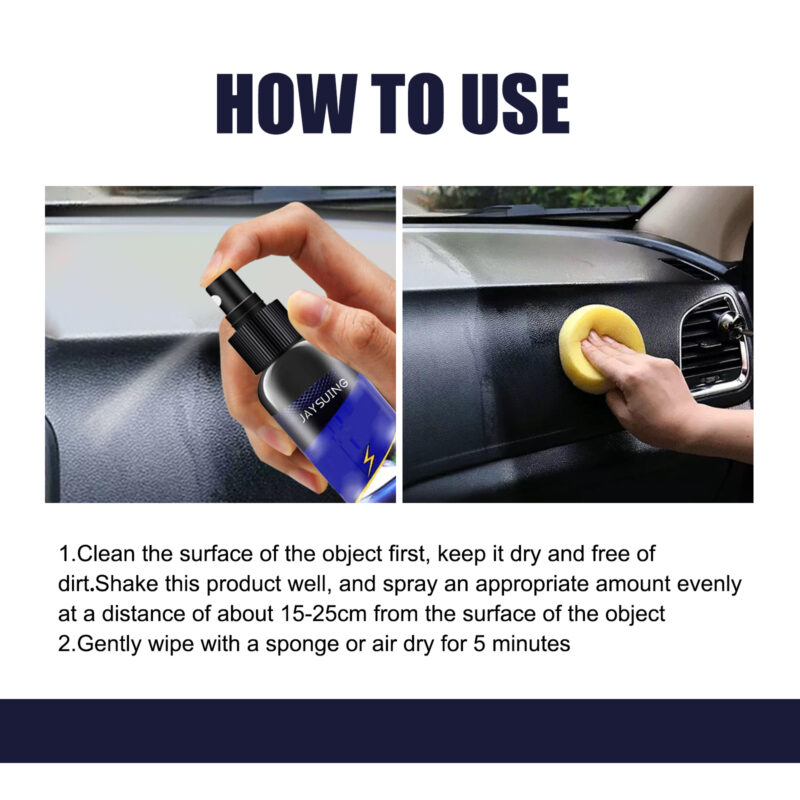 Car Upholstery Repair Spray for Leather Seats, Dashboard & Interior Care - Image 5