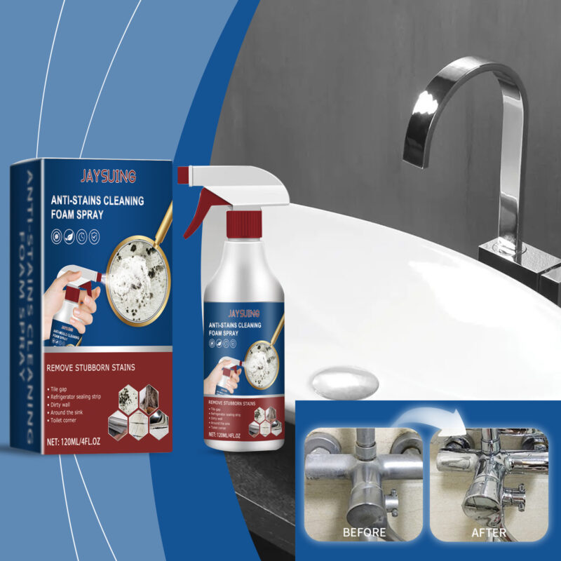 Bathroom Foam Cleaner - Multi-Purpose Stain Remover for Walls & Tiles - Image 2