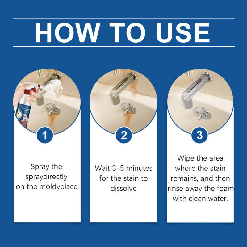 Bathroom Foam Cleaner - Multi-Purpose Stain Remover for Walls & Tiles - Image 6