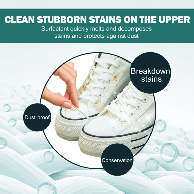 White Shoe Cleaning Wipes - Brightening Solution for Multi-Surface Materials - Image 4