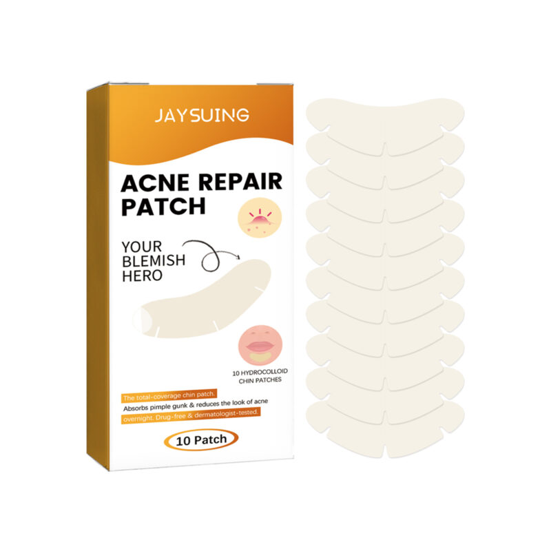Hydrocolloidal Acne Patches for Chin - Absorbs Impurities, Skin Protection, Portable Design - Image 2