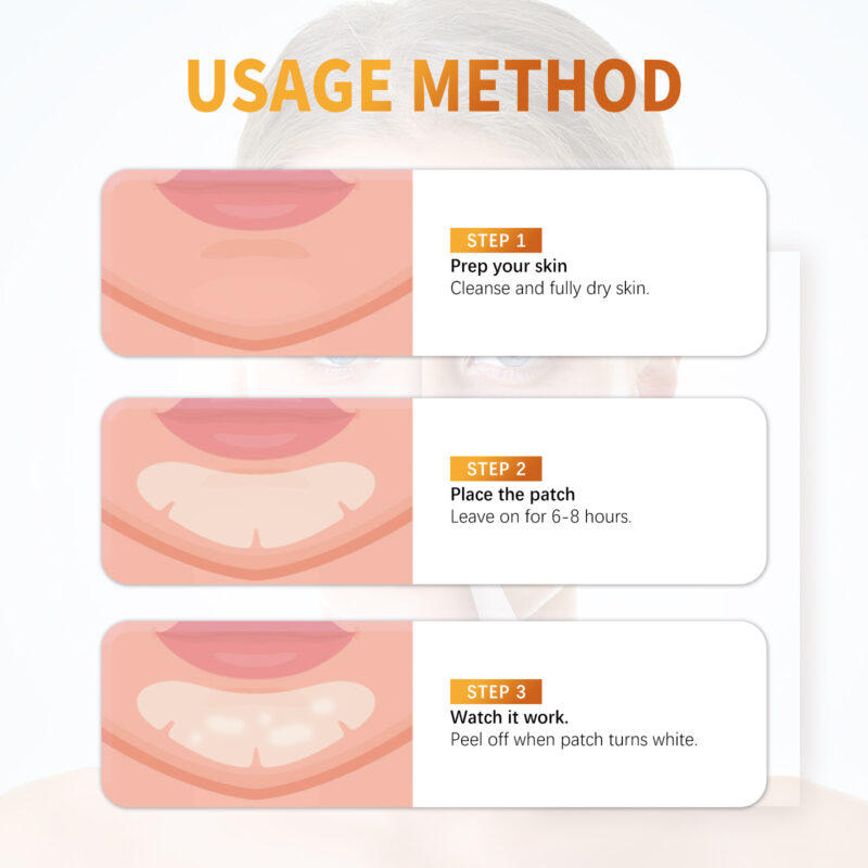 Hydrocolloidal Acne Patches for Chin - Absorbs Impurities, Skin Protection, Portable Design - Image 6