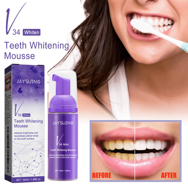v34 Brightening Toothpaste | Gentle Teeth Whitening & Stain Removal for Daily Oral Care - Image 2