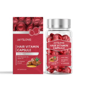 Hair Smoothing Oil Capsules for Nourishing Dry Hair and Frizz Control