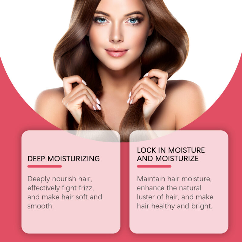 Hair Smoothing Oil Capsules - Nourish Dry Hair & Frizz Control - Image 3