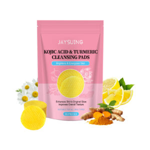 Kojic Acid Turmeric Cotton Tablet for Gentle Pore Care and Skin Brightening