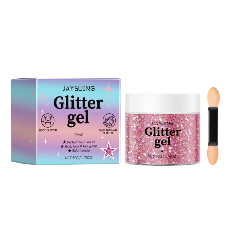 Natural Glitter Gel - Sparkle Body Makeup for Dance Raves - Image 3