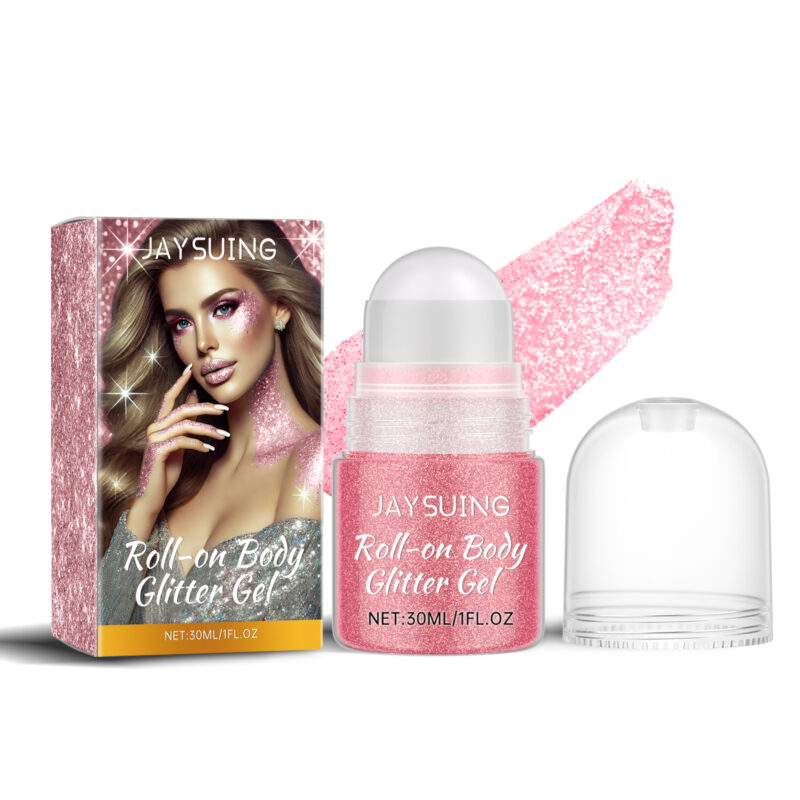 Walking Bead Body Highlighter - Natural Sparkle, Portable Roller Design - Image 4