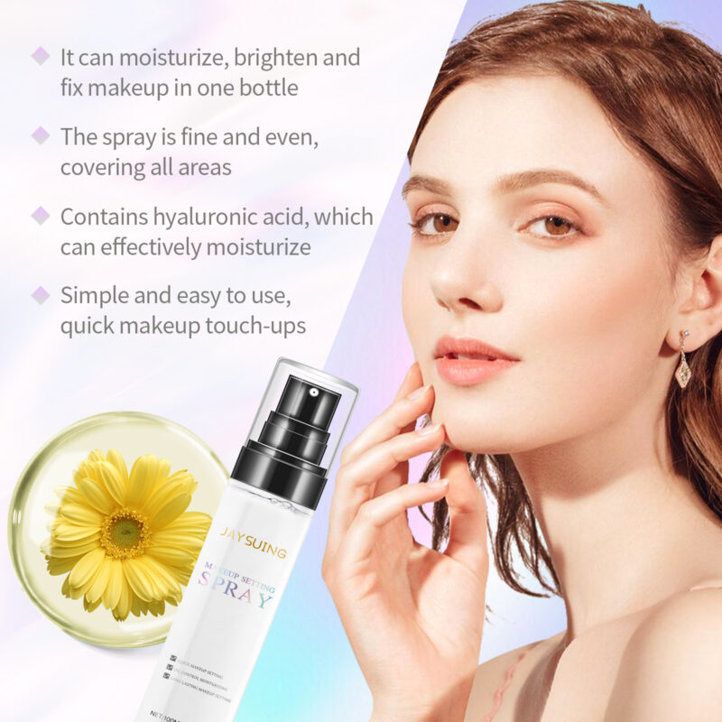 Moisturizing Makeup Setting Spray - Hydrating, Long-Lasting Natural Glow - Image 4