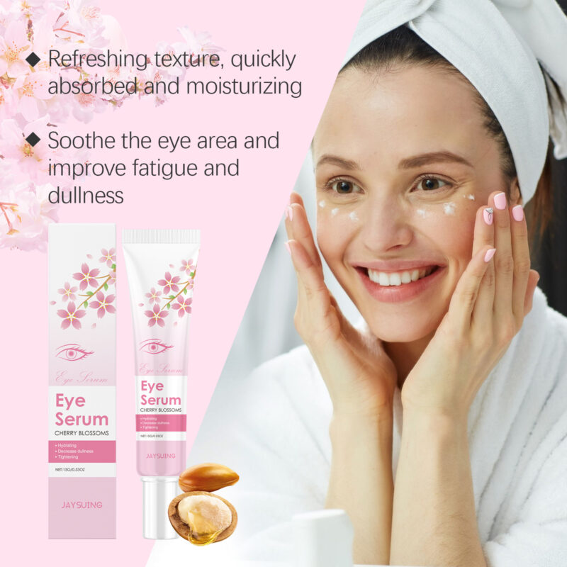Cherry Blossom Hydrating Firming Brightening Eye Cream - Image 4
