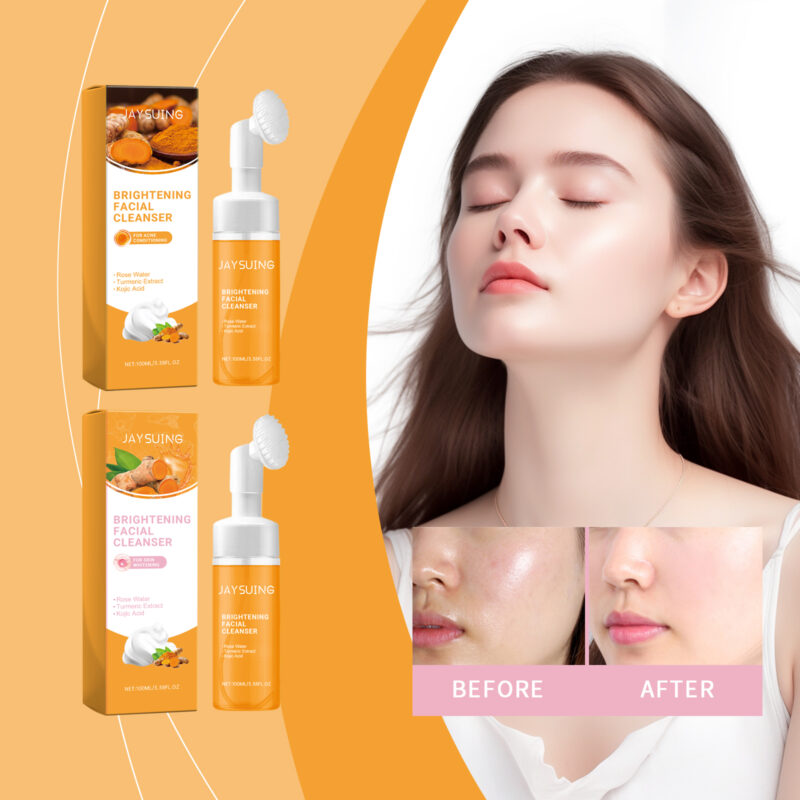 Turmeric Cleansing Mousse - Gentle Facial Pore Cleanser with Moisturizing Care - Image 2